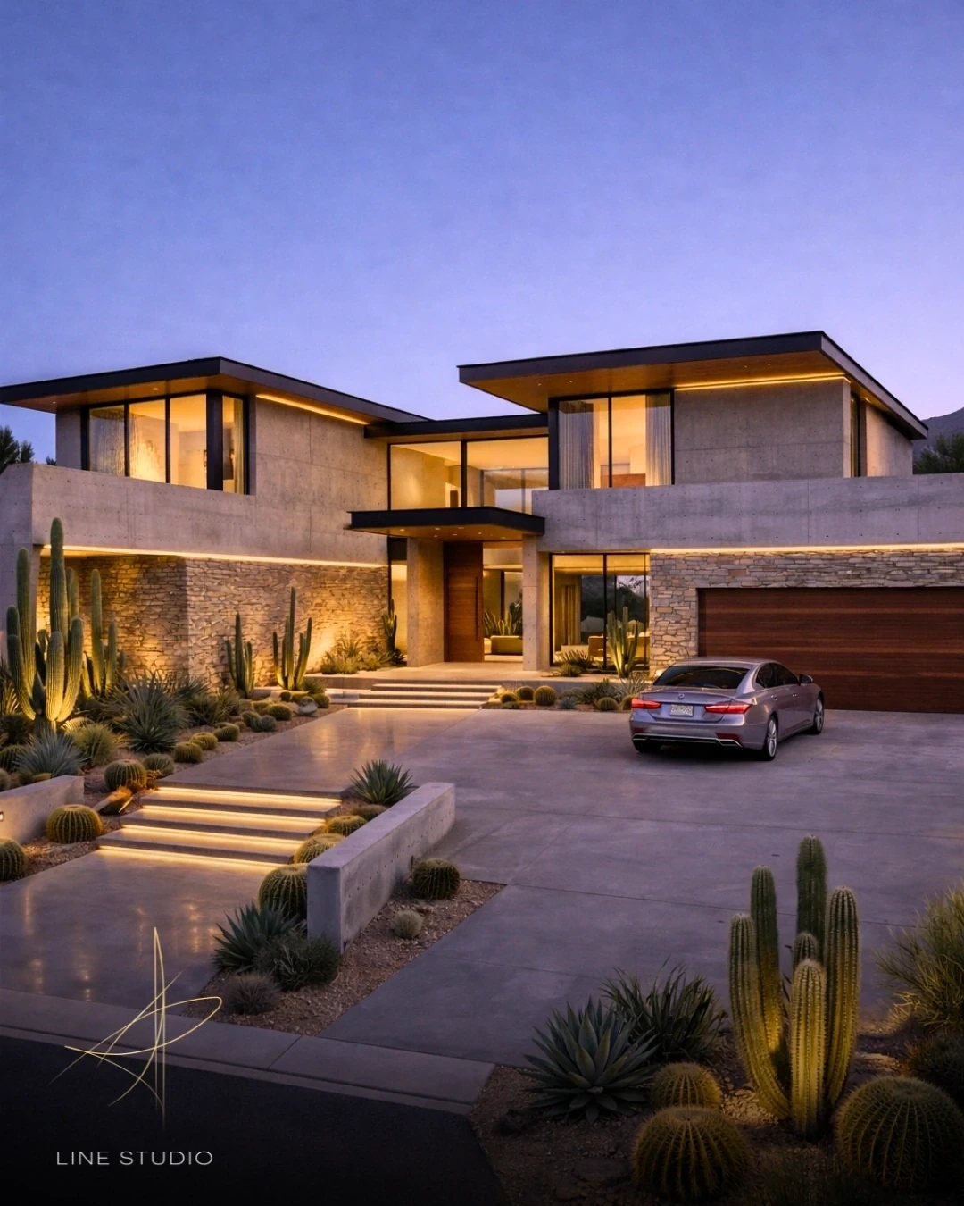 Residencia contemporanea de alto valor diseñada por LINE STUDIO